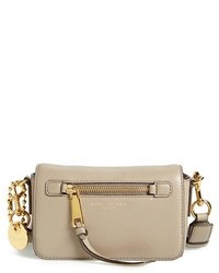 Marc Jacobs Recruit Leather Crossbody Bag Brown