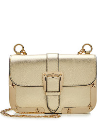 RED Valentino Red Valentino Leather Shoulder Bag With Gold Tone Frame