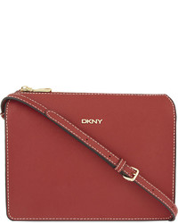 DKNY Saffiano Leather Box Cross Body Bag