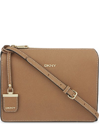 DKNY Saffiano Leather Box Cross Body Bag