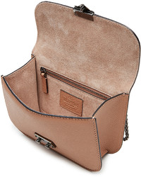 Valentino Small Lock Leather Shoulder Bag