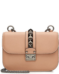Valentino Small Lock Leather Shoulder Bag