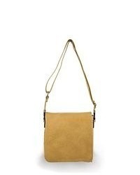TheDapperTie Tan Super Soft Leather Like Crossbody Bag F73