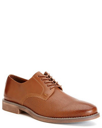 Calvin Klein Onyx Perforated Leather Oxfords