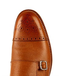 Grenson Ellery Monk Strap Leather Shoes