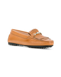 Tod's Embossed Style Loafers