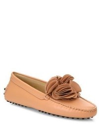Tod's Gommini Flower Leather Drivers
