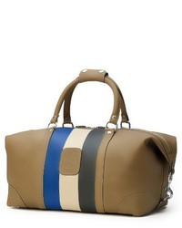 Ghurka Cavalier I Leather Duffel Bag Beige