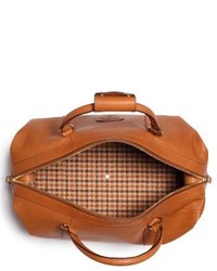 Ghurka Cavalier I Leather Duffel Bag Brown