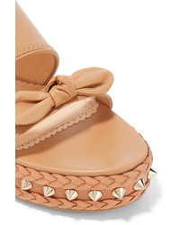 Charlotte Olympia Hackney Studded Leather Espadrille Sandals