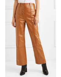 3.1 Phillip Lim Leather Flared Pants