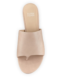 Eileen Fisher Beal Wide Band Slide Sandal Sand