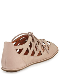 Gentle Souls Betsi Laser Cut Lace Up Sandal