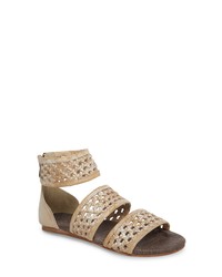 ROAN Clio Woven Ankle Cuff Sandal