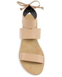 Rebecca Minkoff Emma Leather Flat Sandals