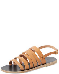 Ithaki Flat Leather Sandal