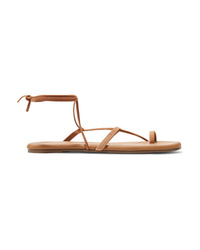 TKEES Jo Suede And Leather Sandals