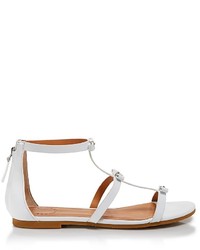 Marc by Marc Jacobs Open Toe Flat Sandals Cube Bow