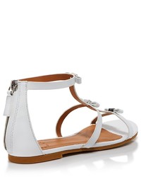 Marc by Marc Jacobs Open Toe Flat Sandals Cube Bow