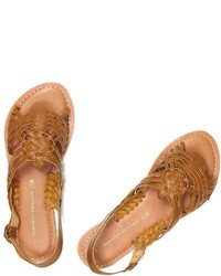 Dorothy Perkins Tan See Leather Sandals