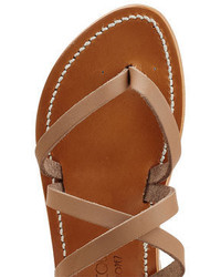 K. Jacques Kjacques Leather Gladiator Sandals