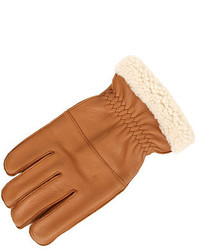 UGG Deerskin Leather Shearling Cuff Glove