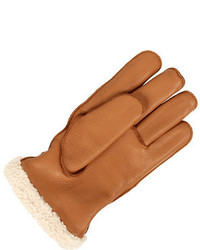 UGG Deerskin Leather Shearling Cuff Glove