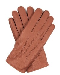 Dents Eton Cashmere Knit Lined Leather Gloves