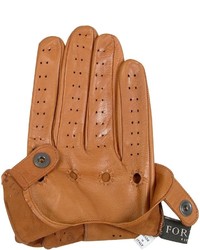 Forzieri Tan Italian Leather Driving Gloves