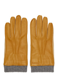 Paul Smith Tan Leather Gloves