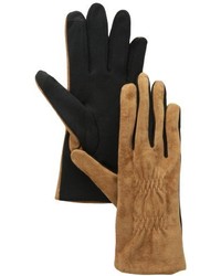 Touchpoint Pigsplit Elastic Cinched Back 100% Leather Glove With Tech