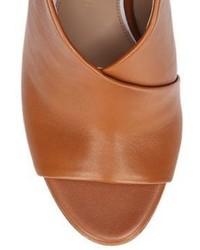 Diane von Furstenberg Carini Leather Block Heel Slingback Sandals