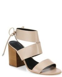Rebecca Minkoff Christy Leather Block Heel Sandals