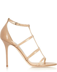 Jimmy Choo Dory Patent Leather Sandals