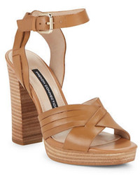 French Connection Gilda Leather Sandals
