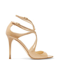 Jimmy Choo Lang 100 Patent Leather Sandals