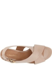 Calvin Klein Loni Clear Block Heel Sandal