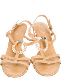 Tod's Multistrap Leather Sandals