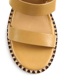 Marc by Marc Jacobs Triple Strap Leather Sandals