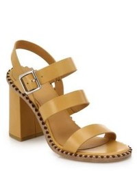 Marc by Marc Jacobs Triple Strap Leather Sandals