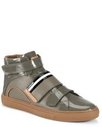 Bally Leather High Top Sneakers