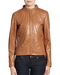 Badgley Mischka Selma Leather Jacket