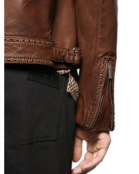 The Kooples Nappa Vintage Leather Jacket