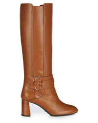 Tod's Gomma Leather Knee High Boots