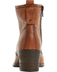 Dune Leather Lace Up Patsie Ankle Boot