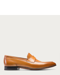 Brent Leather Slip On Loafer In Bis Cuir