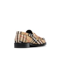 Burberry Check Loafers
