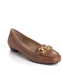 Adrienne Vittadini Chitown Leather Loafers