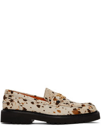 Soulland Off White Brown Vinnys Edition Loafers