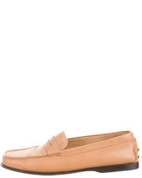 Tod's Round Toe Loafers